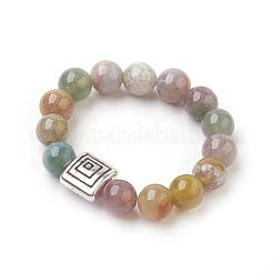 Natural & Synthetic Mixed Stone Stretch Finger Rings&nbsp;RJEW-JR00221