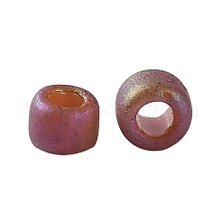 トーホー 15/0ラウンドビーズ  日本製シードビーズ  （2640f）半釉レインボーバーントオレンジ  1.5mm  穴：0.7mm  約15000個/50g&nbsp;SEED-XTR15-2640F