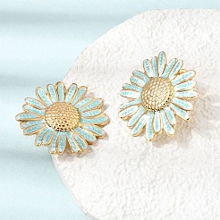 304 Stainless Steel Enamel Stud Earrings&nbsp;SA-CBA0141-03G