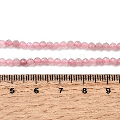 Natural Madagascar Rose Quartz Beads Strands&nbsp;G-H336-A03-02
