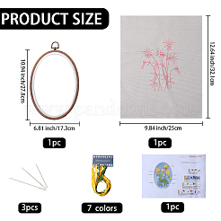 DIY Embroidery Beginner Kits&nbsp;DIY-WH20063-006B