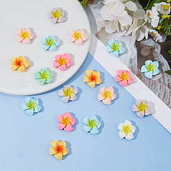 98Pcs 7 Colors Opaque Resin Cabochons&nbsp;RESI-DC0001-50