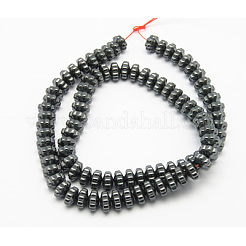非磁性合成ヘマタイトビーズ連売り  花  ブラック  サイズ：直径約8mm  厚さ5mm  穴：1mm  約91個/連  15.7インチ&nbsp;X-G-D015-14