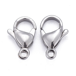 Tarnish Resistant 304 Stainless Steel Lobster Claw Clasps&nbsp;STAS-F182-01P-A