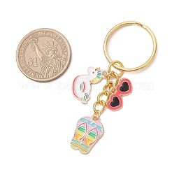 Alloy Enamel Keychains&nbsp;KEYC-JKC01297-01
