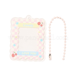 Acrylic Photocard Sleeve Keychain&nbsp;DIY-A024-04E