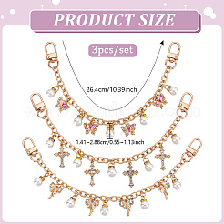 3Pcs Alloy Chains Bag Extender Chains&nbsp;HJEW-PH02515