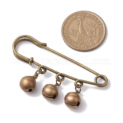 Brass Bell Charms Kilt Pins Brooch&nbsp;JEWB-BR00171