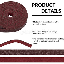Flat Imitation Leather Cord&nbsp;OCOR-WH0086-69A-02