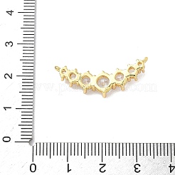 Brass Micro Pave Cubic Zirconia Pendants&nbsp;KK-Z128-01G