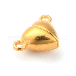 Alloy Magnetic Clasps with Loops&nbsp;PALLOY-P223-B01-G