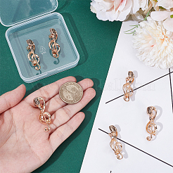 6Pcs Microphone Alloy Lapel Pins for Backpack Clothes&nbsp;JEWB-ME0001-15G