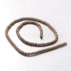 Electroplate Non-magnetic Synthetic Hematite Bead Strands&nbsp;G-F300-48A