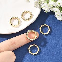 SHEGRACE Brass Spring Gate Ring&nbsp;XGRQ58951-757G
