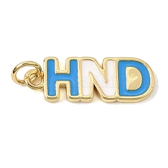 Brass Enamel Pendants&nbsp;KK-CBAA41C-17A-G