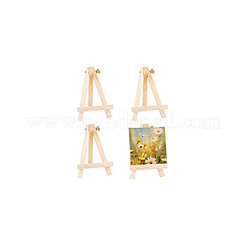 Foldable Wood Triangle Easel&nbsp;WOOD-WH0034-52A