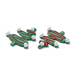 Spray Painted Alloy Pendants&nbsp;PALLOY-M215-13B-01