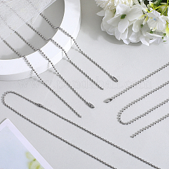 24Pcs 304 Stainless Steel Ball Chain Necklace Making&nbsp;NJEW-BBC0001-10A