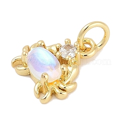 Rack Plating Brass Pendants&nbsp;KK-Q028-26G