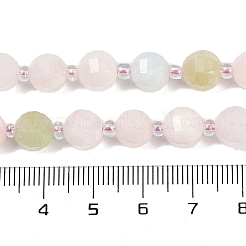 Natural Morganite Beads Strands&nbsp;G-G182-B33-03