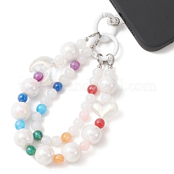 Resin & Acrylic Beaded Mobile Straps&nbsp;HJEW-JM01137