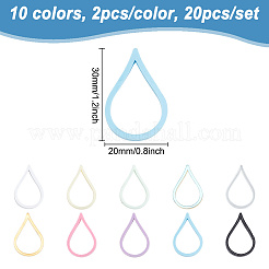 Acrylic Locking Stitch Markers&nbsp;HJEW-NB00161