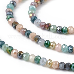 Electroplate Glass Beads Strands&nbsp;EGLA-I015-04B