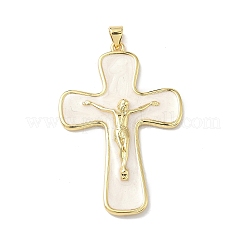 Brass Enamel Pendants&nbsp;KK-Z153-22G