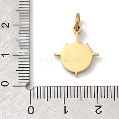 304 Stainless Steel Enamel Pendants&nbsp;STAS-Z189-08G