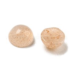 天然サンストーン宝石カボション  半円  3x1.5mm&nbsp;G-Q173-01A-03