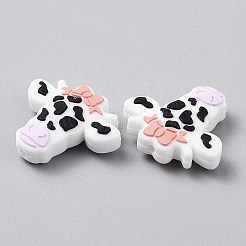 Cattle Food Grade Eco-Friendly Silicone Focal Beads&nbsp;LS-SIL-WH0013-57J