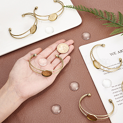 12Pcs 2 Style Brass Cuff Bangle Making&nbsp;DIY-SC0016-98