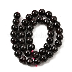 Natural Garnet Gemstone Bead Strands&nbsp;X-G-R263-10mm