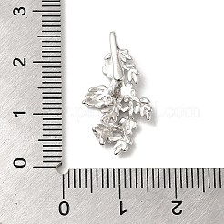 Rhodium Plated 925 Sterling Silver Ice Pick Pinch Bails&nbsp;STER-NH0001-18P