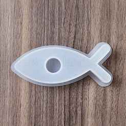 DIY シリコンホルダー型  レジン型  粘土工芸の金型ツール  魚  ホワイト  130x56x28mm&nbsp;SIMO-P008-13