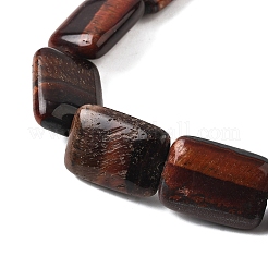 Dyed Natural Red Tiger Eye Beads Strands&nbsp;G-S386-A15