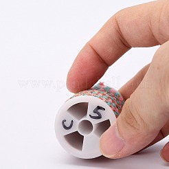 4プライコットンコード  手作りマクラメ綿ロープ  ひも壁掛け用植物ハンガー  diyクラフトストリング編み  カラフル  1.5mm  約4.3ヤード（4m）/ロール&nbsp;X-OCOR-Z003-D32