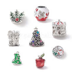 Alloy Rhinestone European Beads&nbsp;MPDL-Q213-23P