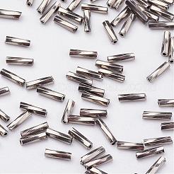 Glass Twisted Bugle Beads&nbsp;SEED-E002-12mm-TH
