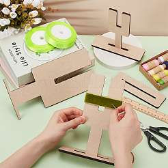 3 Sizes Wooden Bow Maker Sets&nbsp;AJEW-WH0270-346