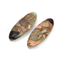 Dyed Synthetic Imperial Jasper Pendants&nbsp;GG-CBAA20A-09C