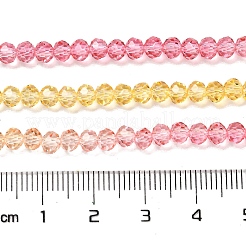 Transparent Painted Glass Beads Strands&nbsp;DGLA-A034-T3mm-A07