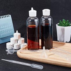 プラスチック製ネジカバー32個  ミニ透明プラスチック漏斗ホッパー付き  3mlpeポリエチレン使い捨てトランスファードロッパー付き  palsticキャリブレーション済みピペット  DIYクラフト用  ミックスカラー&nbsp;FIND-FH0002-52