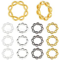 100Pcs 4 Colors Alloy Bead Frame&nbsp;FIND-SC0017-87