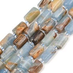 Natural Blue Calcite Beads Strands&nbsp;G-F836-B01-01
