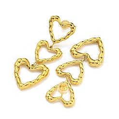 304 Stainless Steel Stud Earrings for Women&nbsp;LS-EJEW-D113-01G