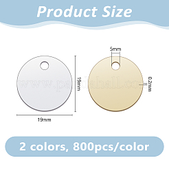 1600Pcs 2 Colors Plastic Pendants&nbsp;KY-DC0001-43