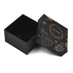 Gold Stamping Planet Cardboard Jewelry Packaging Boxes&nbsp;CON-T002-01A