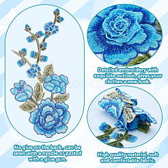 2Pcs 2 Styles Polyester Patches&nbsp;PATC-GA0001-34