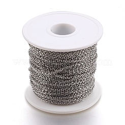 Tarnish Resistant 304 Stainless Steel Cable Chains&nbsp;CHS-R002-0.5mm